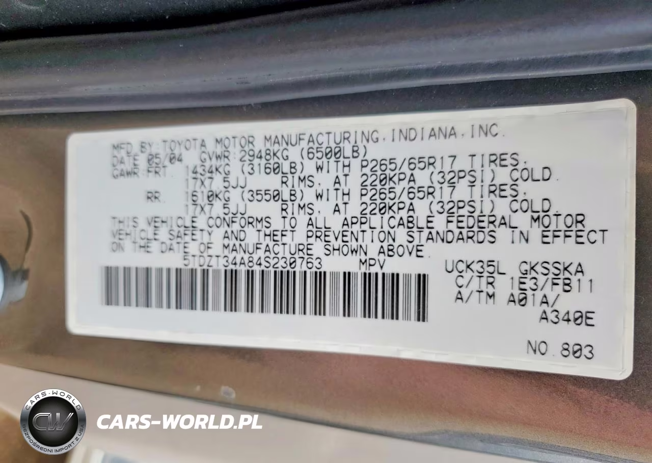 2007 Toyota Sequoia VIN:5TDZT34A84S230763 - 13