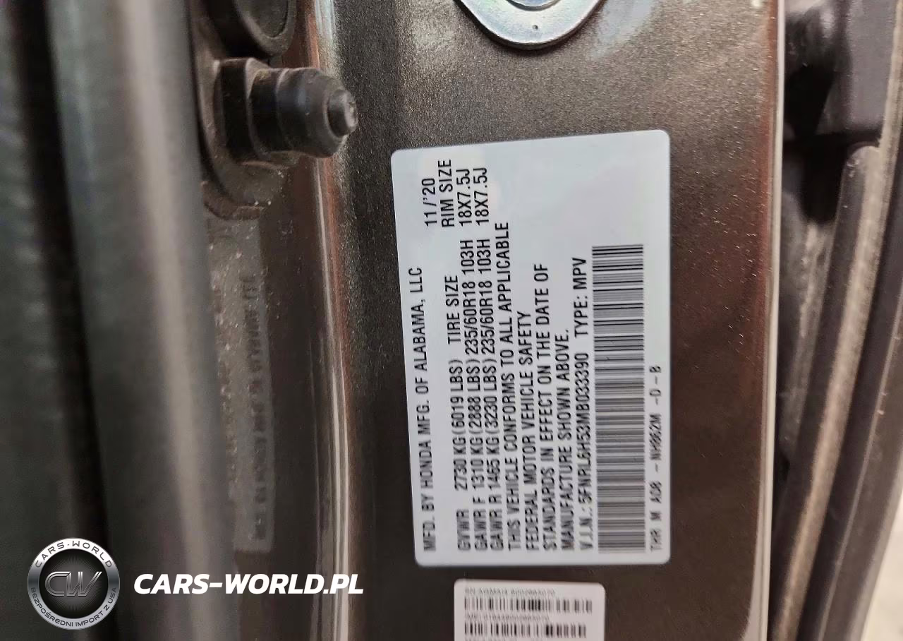 2021 Honda Odyssey Ex VIN:5FNRL6H53MB033390 - 13