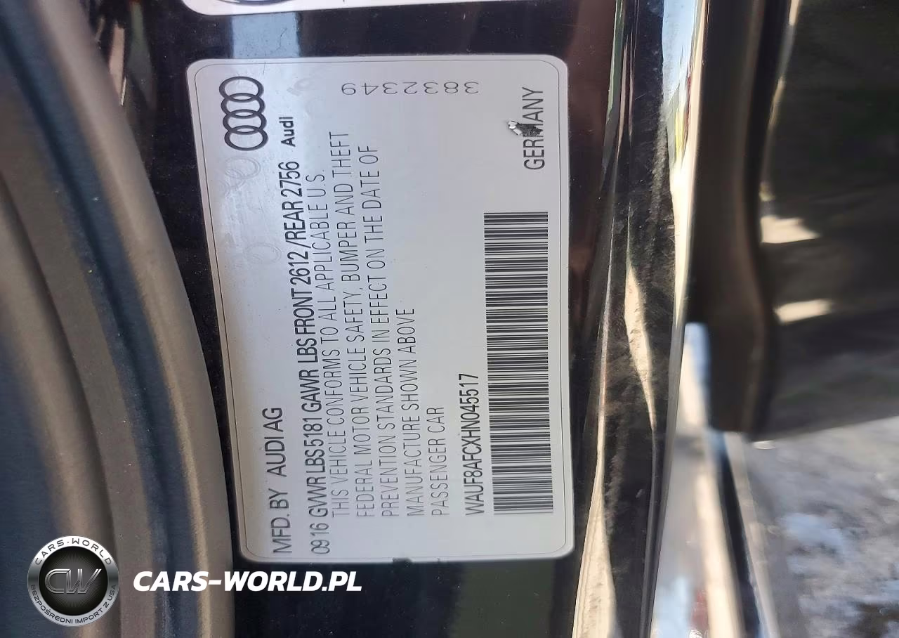 2017 Audi A6 Premium VIN:WAUF8AFCXHN045517 - 12