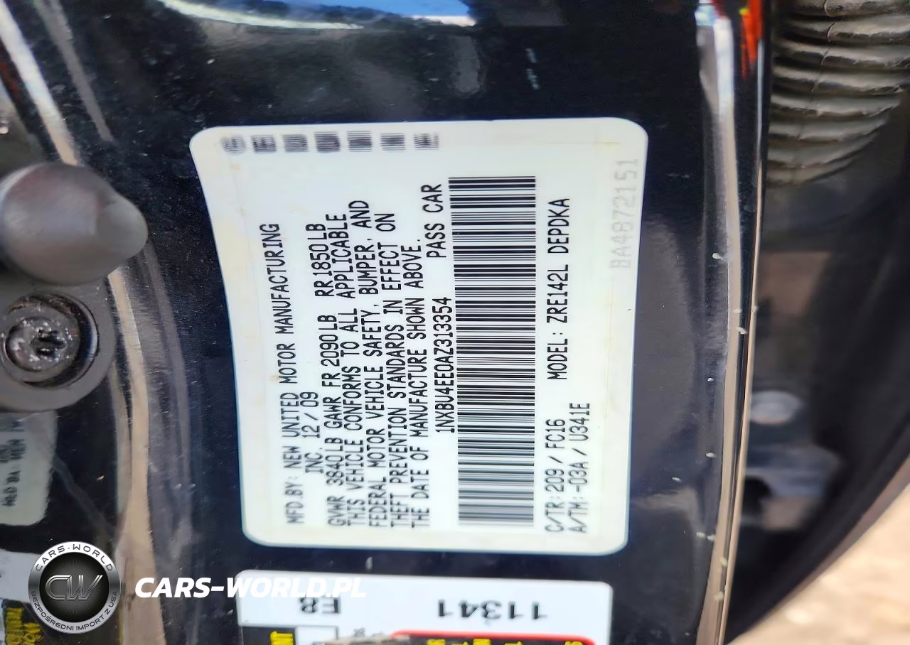 2010 Toyota Corolla Le VIN:1NXBU4EE0AZ313354 - 13