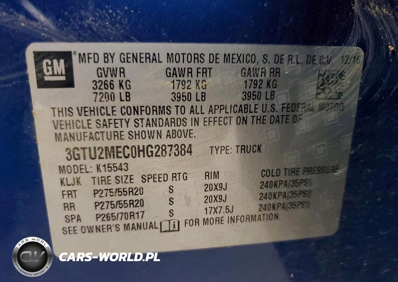 2017 GMC Sierra K1500 Sle VIN:3GTU2MEC0HG287384 - 13