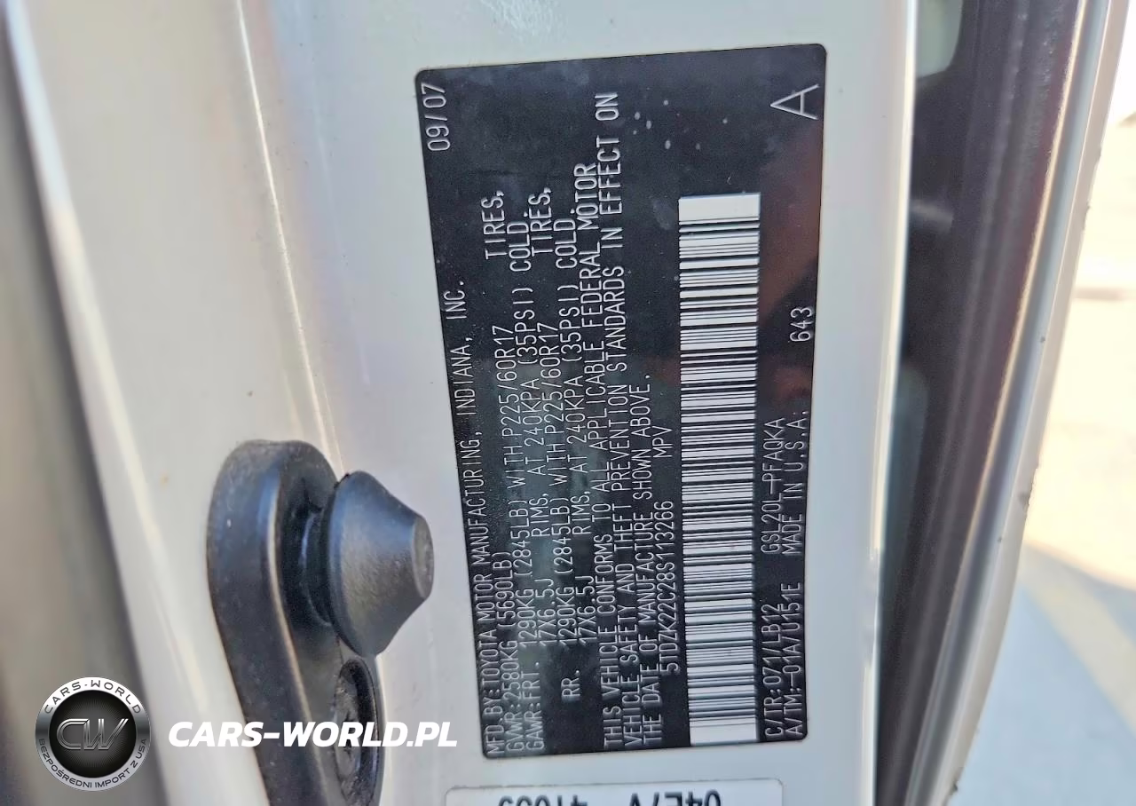 2008 Toyota Sienna Xle VIN:5TDZK22C28S113266 - 13