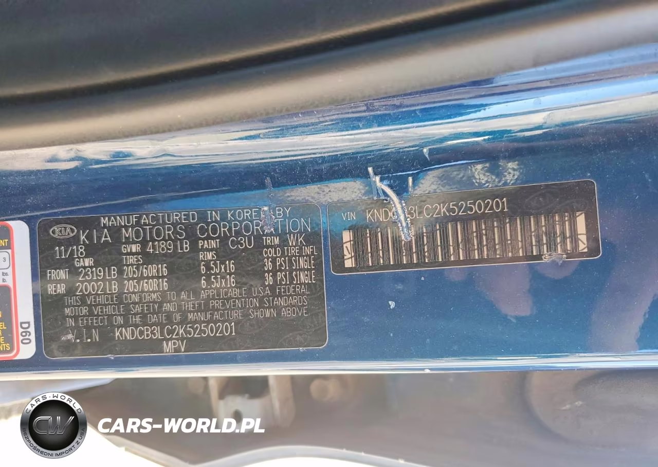 2019 Kia Niro Lx VIN:KNDCB3LC2K5250201 - 13