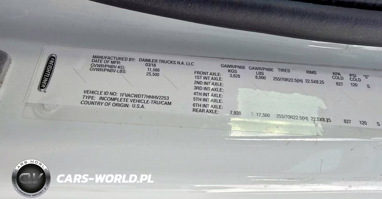 2017 Freightliner Business Class M2 Delivery Truck VIN:1FVACWDT7HHHV2253 - 10