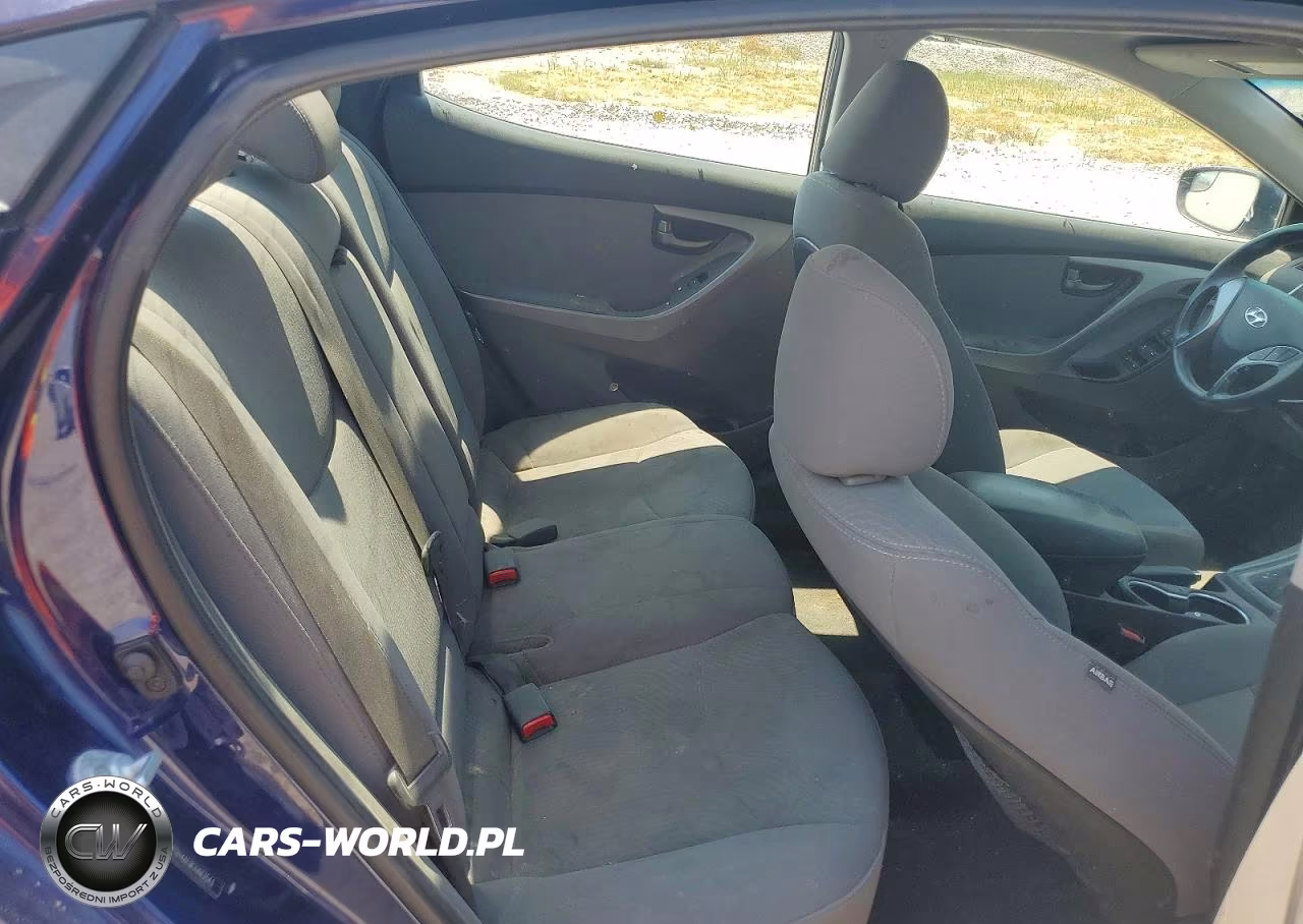 2014 Hyundai Elantra Se VIN:5NPDH4AE9EH483543 - 10