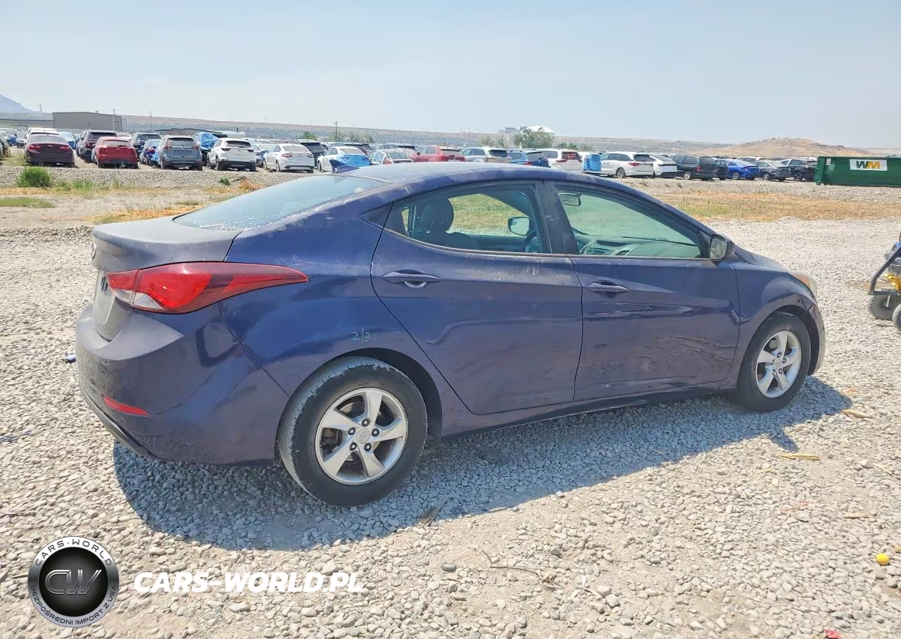 2014 Hyundai Elantra Se VIN:5NPDH4AE9EH483543 - 3