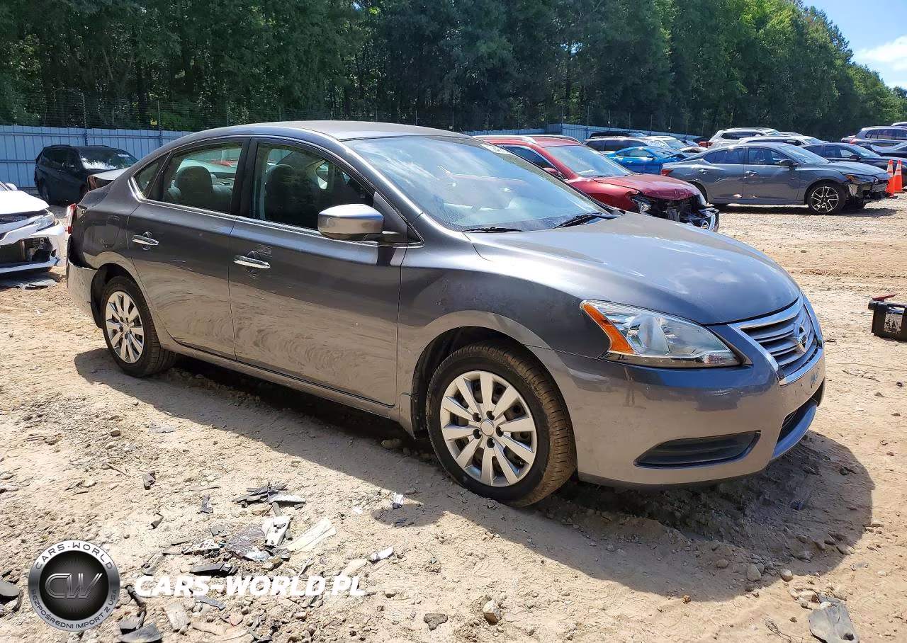2015 Nissan Sentra Sv VIN:3N1AB7APXFY356802 - 4