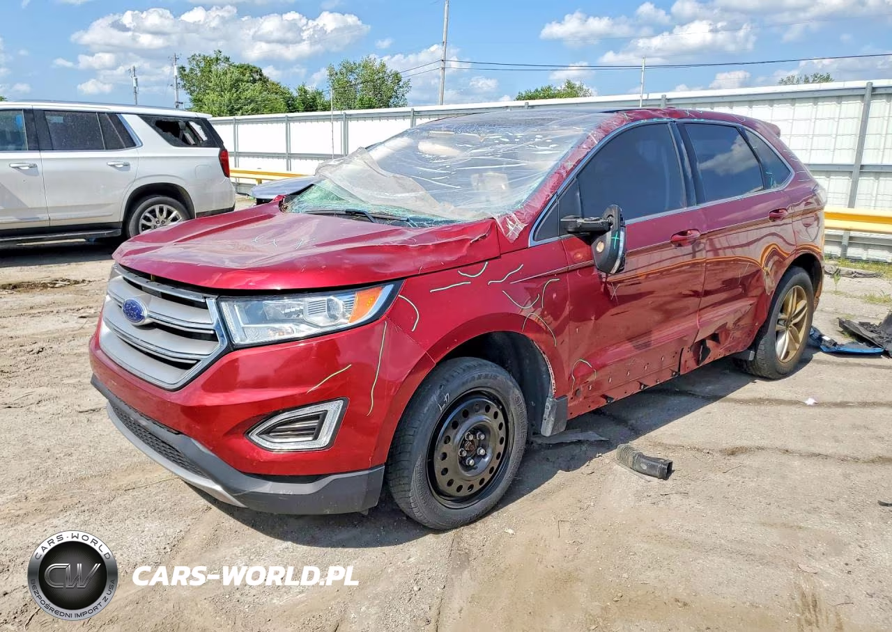 2015 Ford Edge Sel VIN:2FMTK3J80FBB59844 - 1