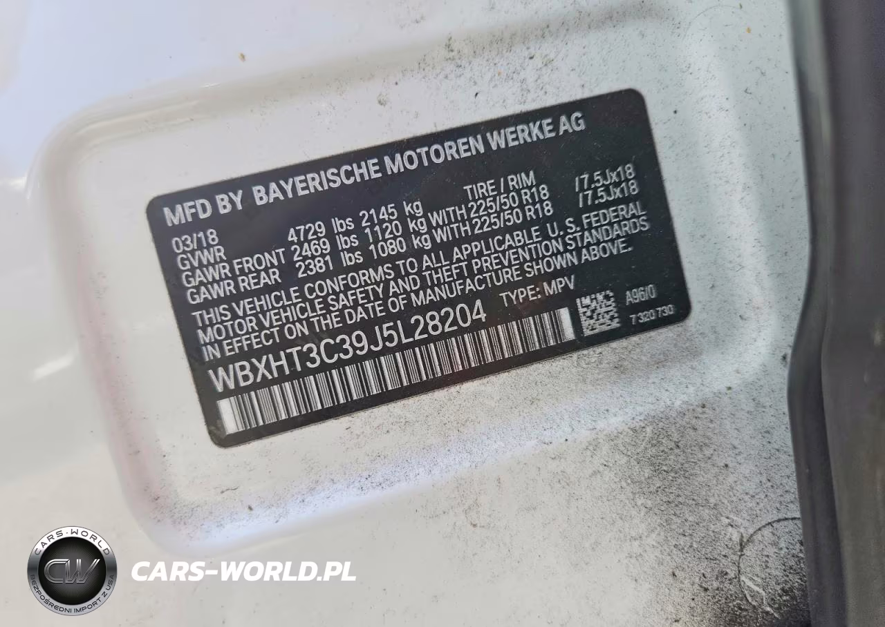 2018 BMW X1 xDrive28I VIN:WBXHT3C39J5L28204 - 13