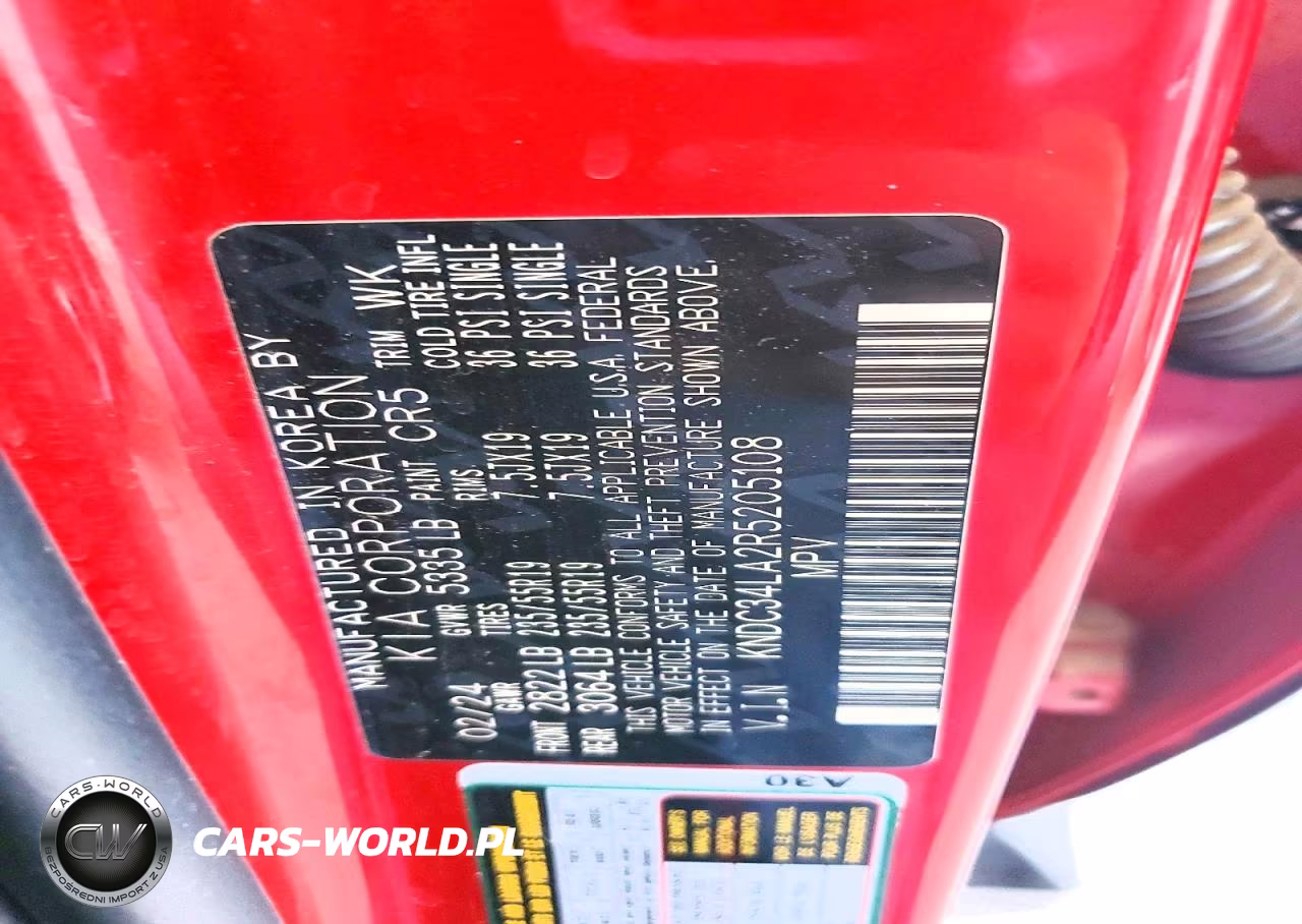 2024 Kia Ev6 Wind VIN:KNDC34LA2R5205108 - 12