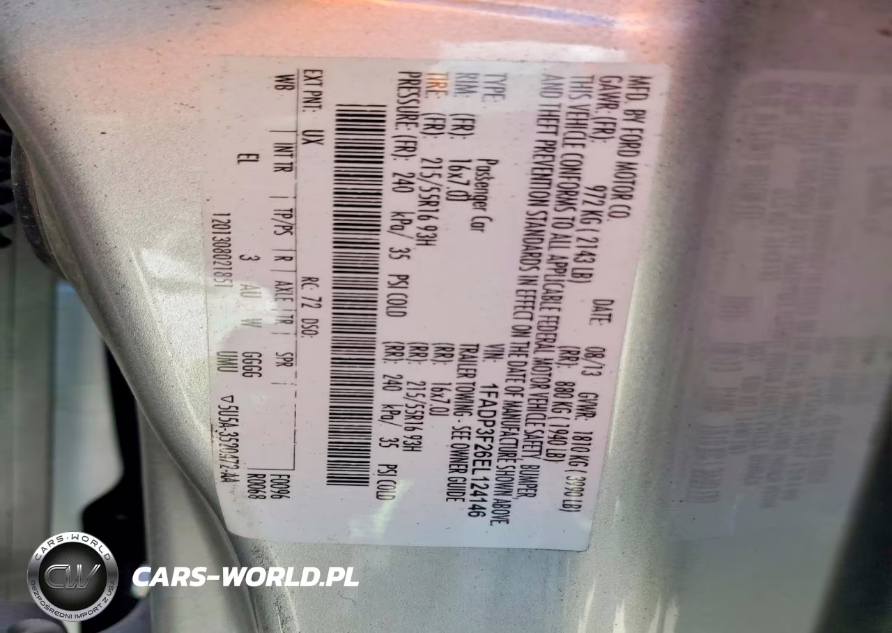 2014 Ford Focus Se VIN:1FADP3F26EL124146 - 12