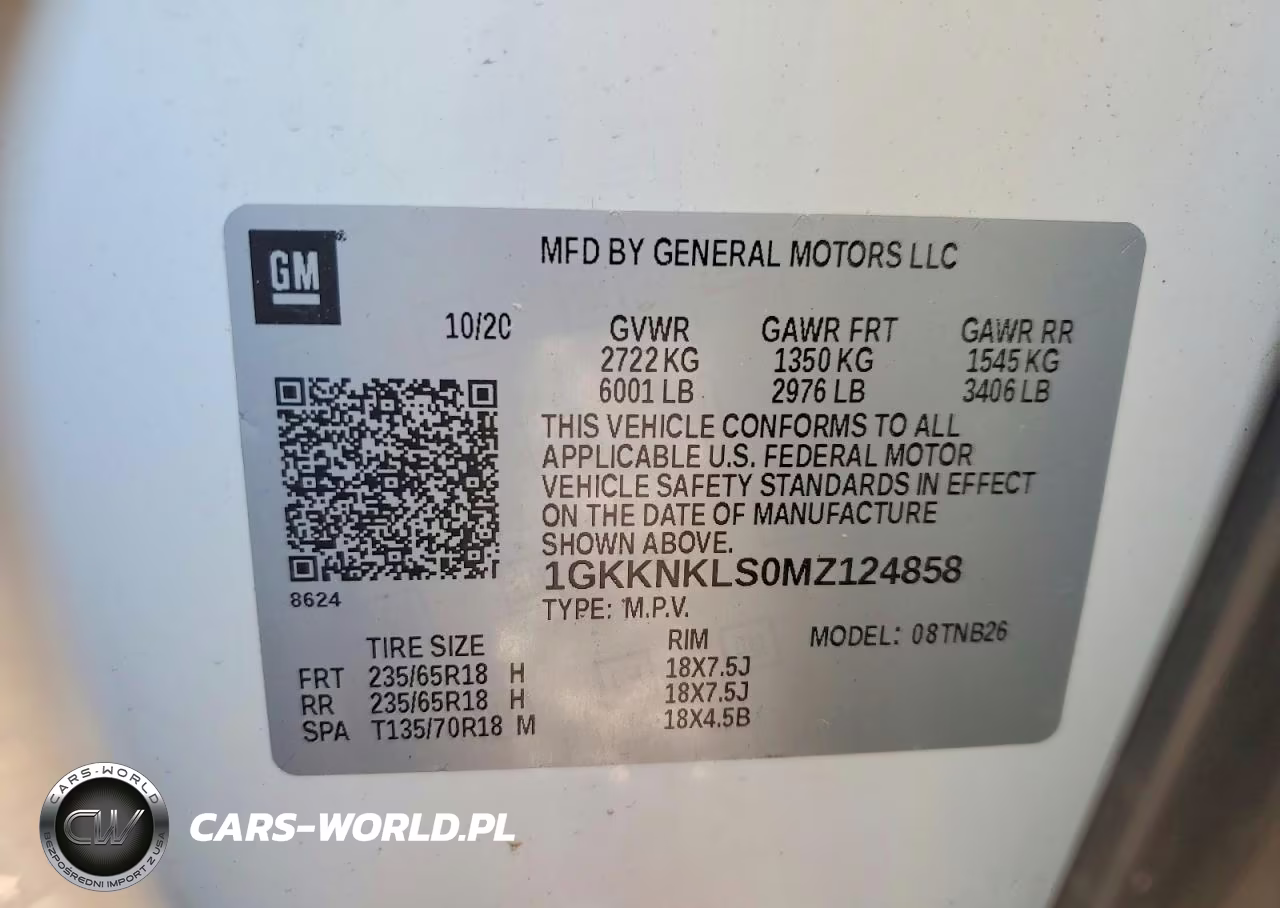 2021 GMC Acadia Sle VIN:1GKKNKLS0MZ124858 - 13