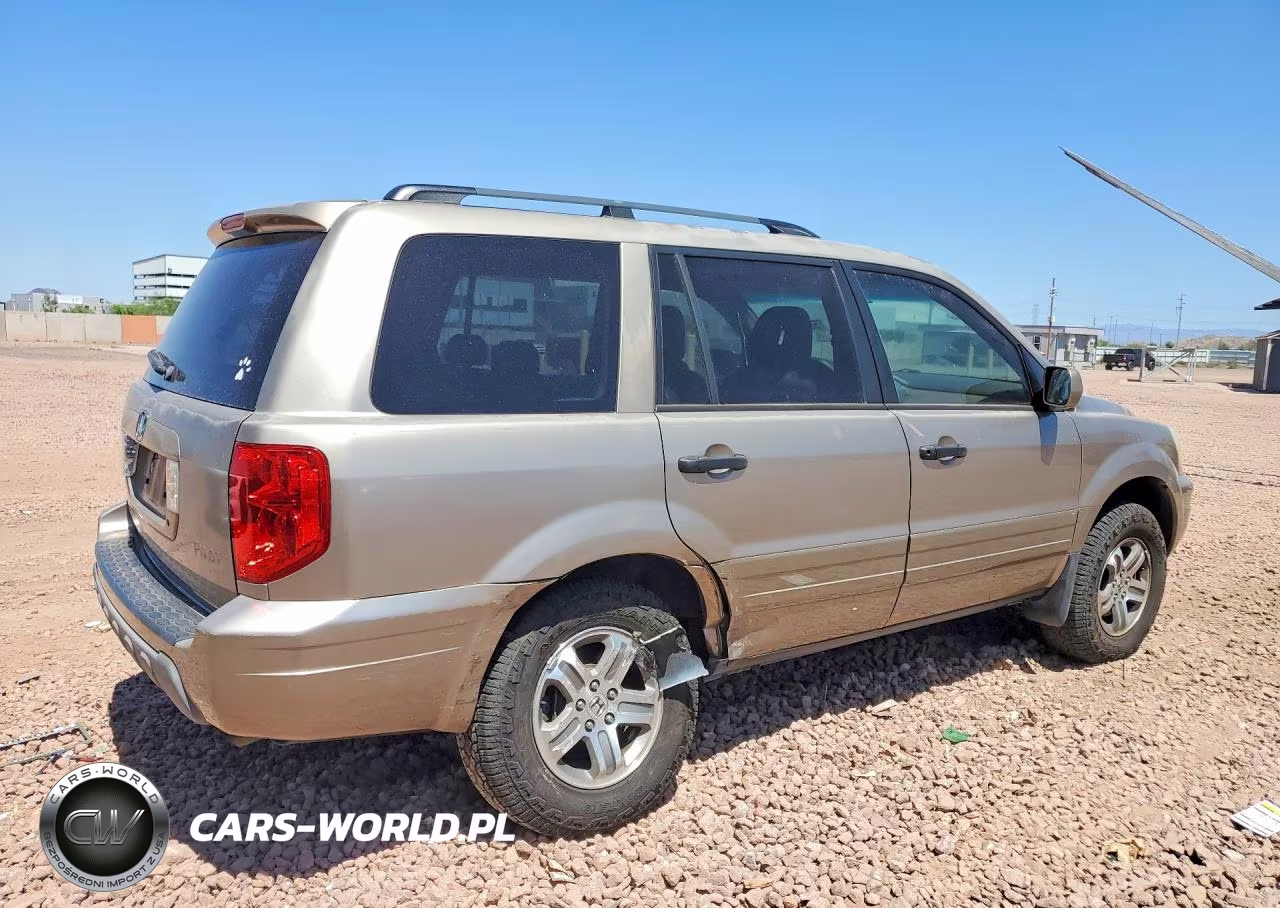 2004 Honda Pilot Exl VIN:2HKYF185X4H502868 - 3