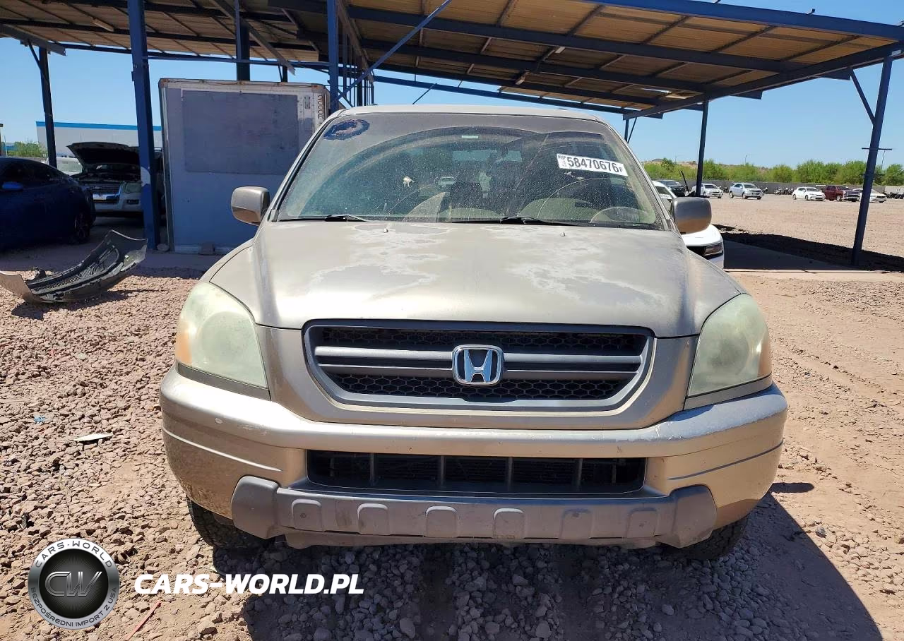 2004 Honda Pilot Exl VIN:2HKYF185X4H502868 - 5
