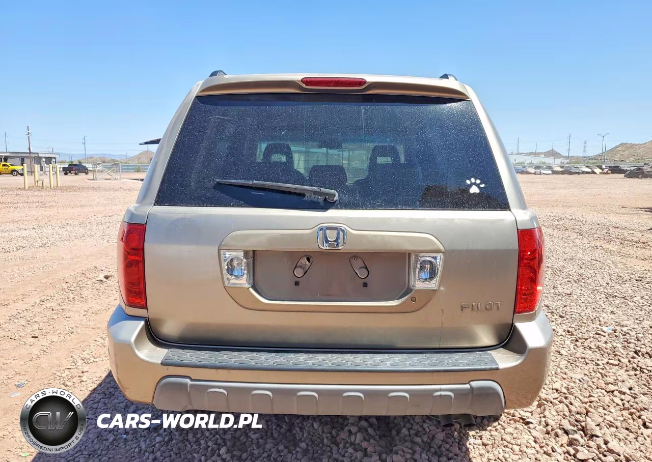 2004 Honda Pilot Exl VIN:2HKYF185X4H502868 - 6