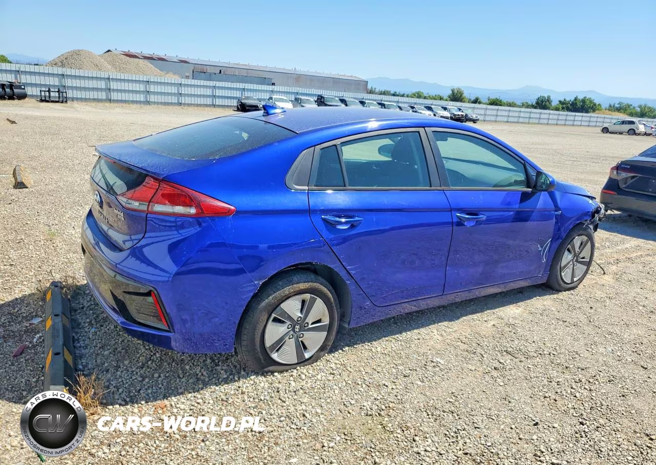 2019 Hyundai Ioniq Blue VIN:KMHC65LC3KU175624 - 3