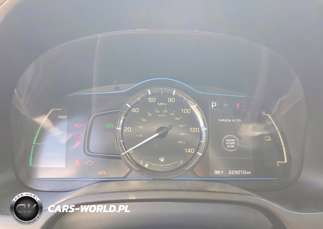 2019 Hyundai Ioniq Blue VIN:KMHC65LC3KU175624 - 9