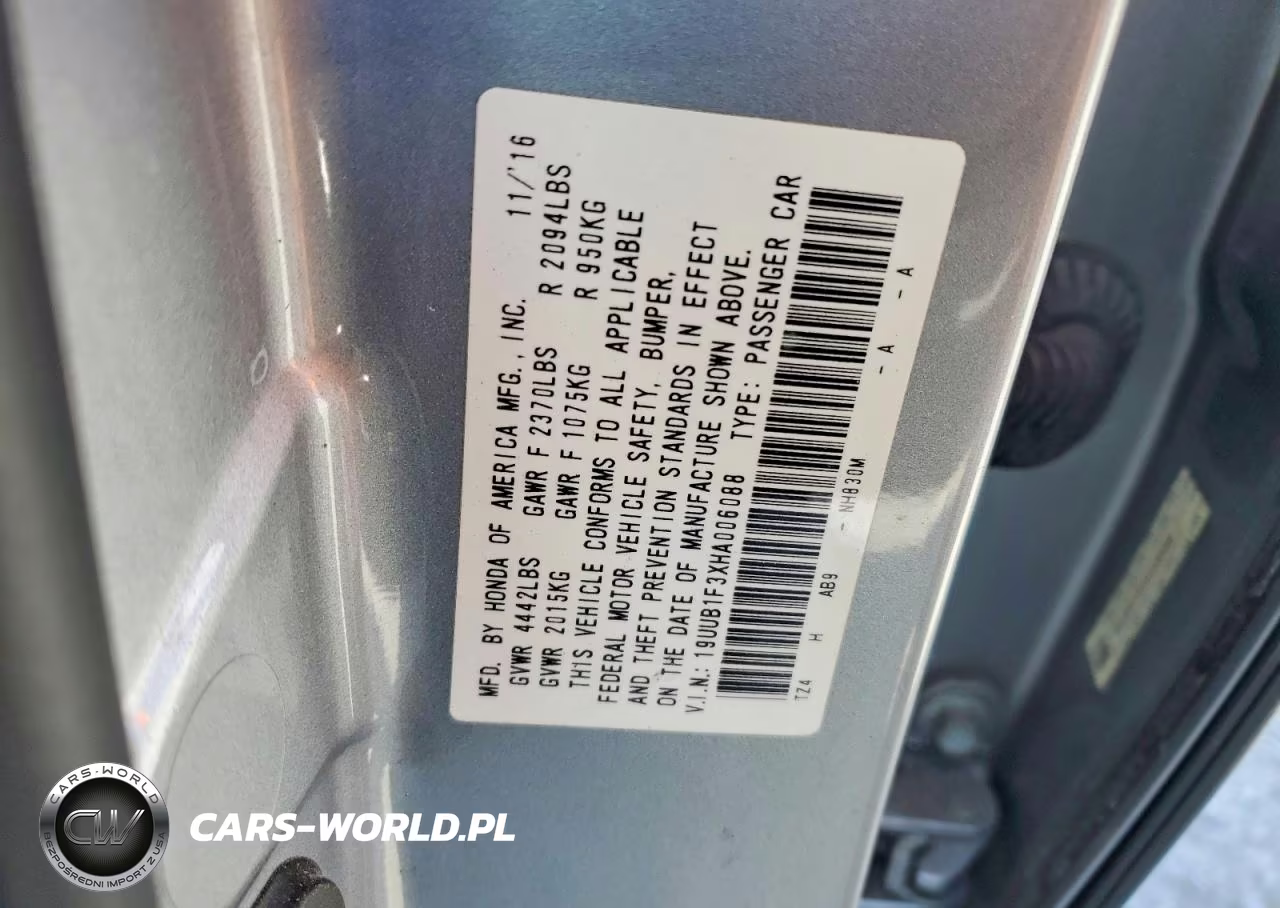 2017 Acura Tlx VIN:19UUB1F3XHA006088 - 12