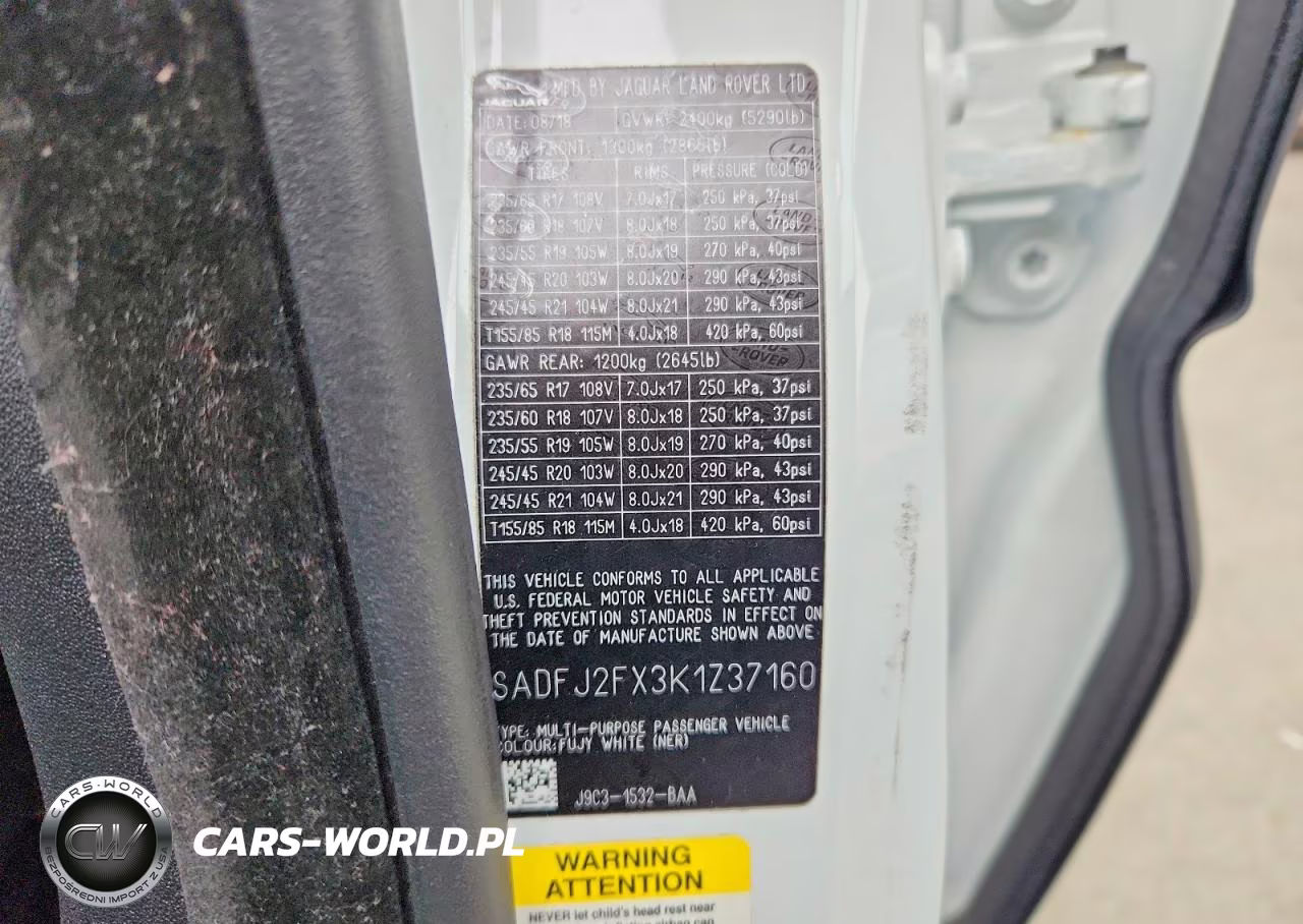 2019 Jaguar E-Pace S VIN:SADFJ2FX3K1Z37160 - 13