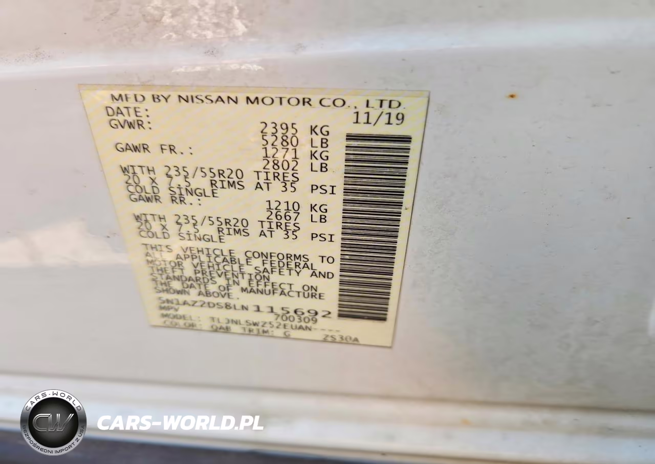 2020 Nissan Murano Platinum VIN:5N1AZ2DS8LN115692 - 13