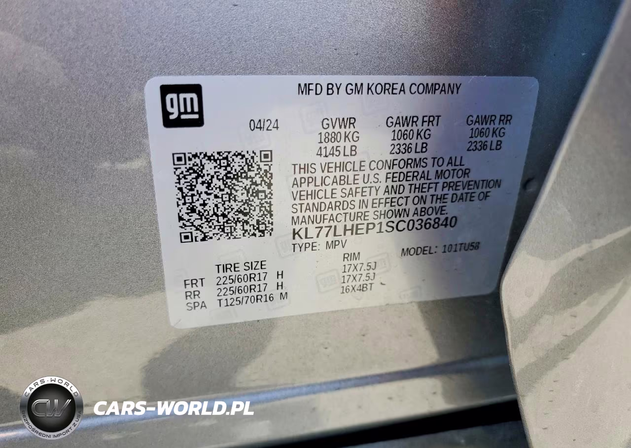 2025 Chevrolet Trax Fwd Lt VIN:KL77LHEP1SC036840 - 13