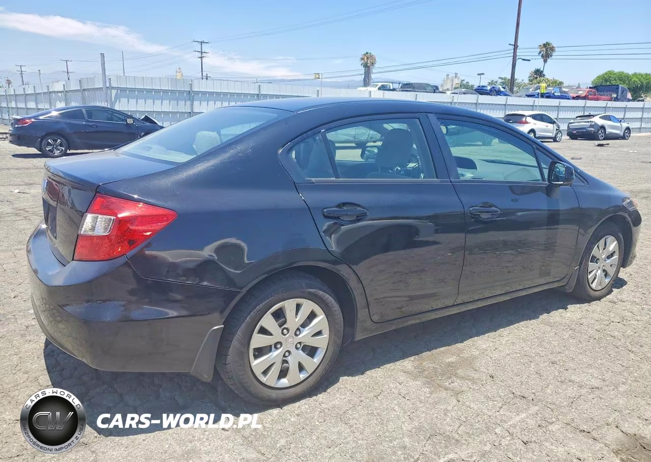 2012 Honda Civic Lx VIN:19XFB2F59CE378915 - 3