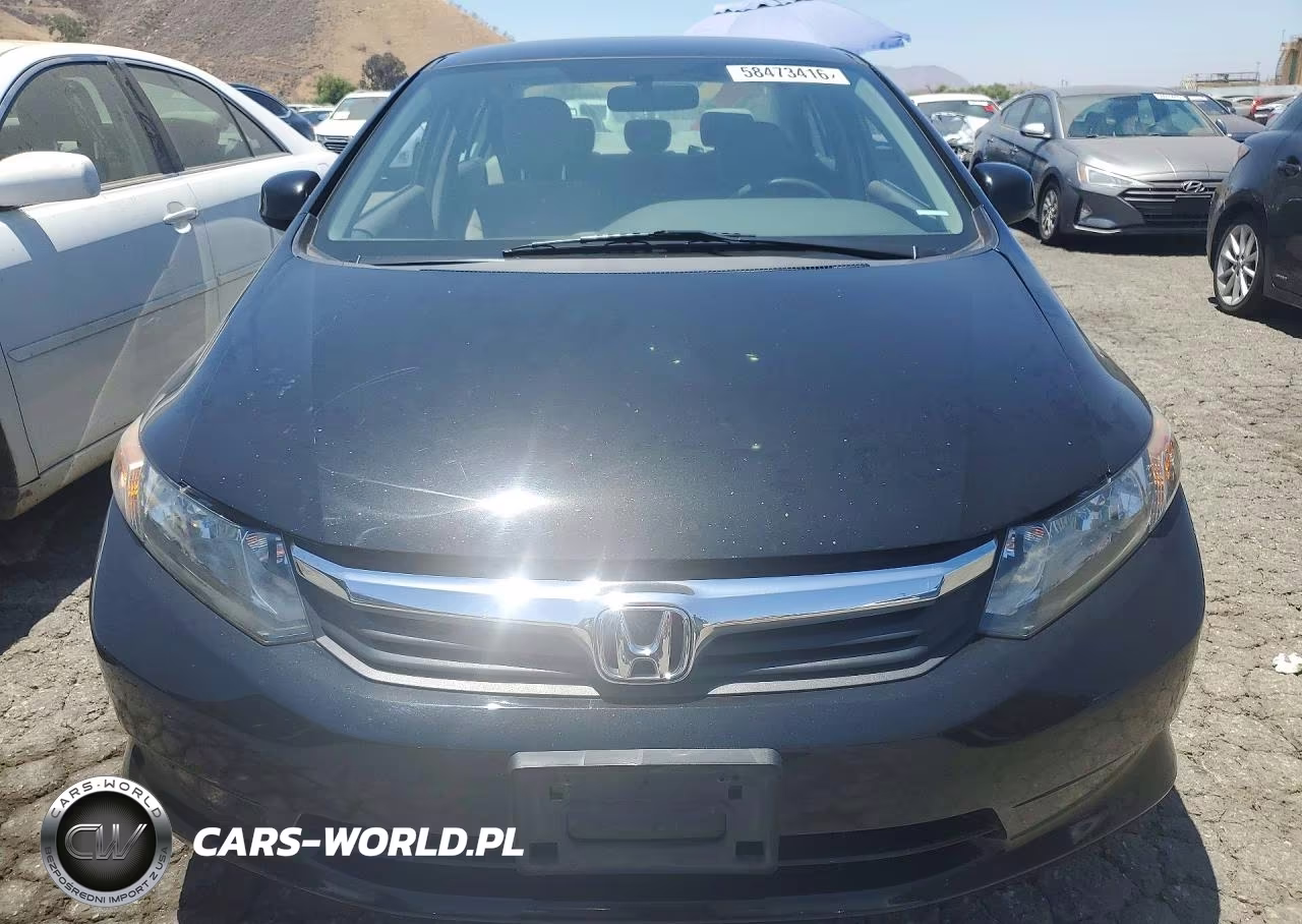 2012 Honda Civic Lx VIN:19XFB2F59CE378915 - 5