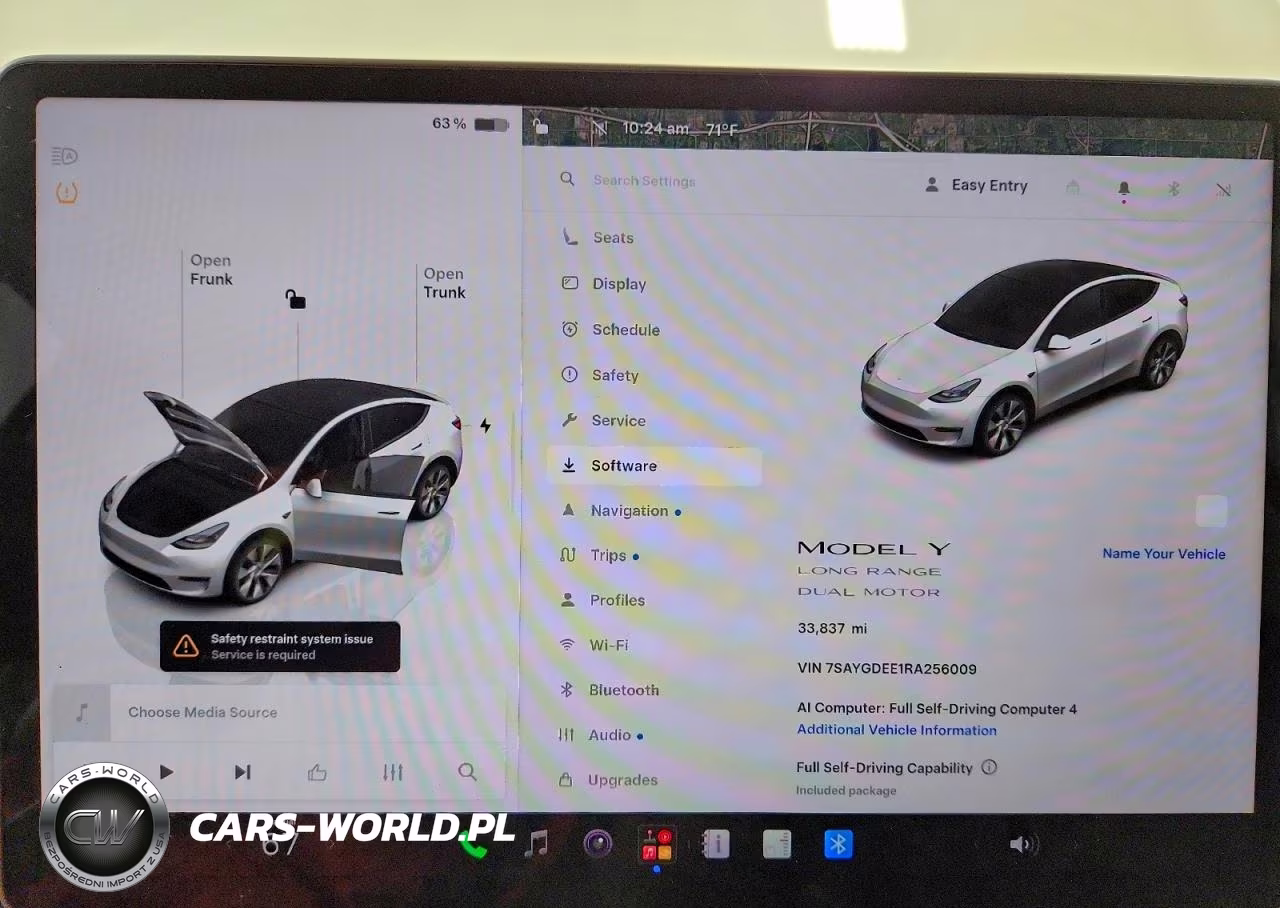 2024 Tesla Model Y VIN:7SAYGDEE1RA256009 - 9