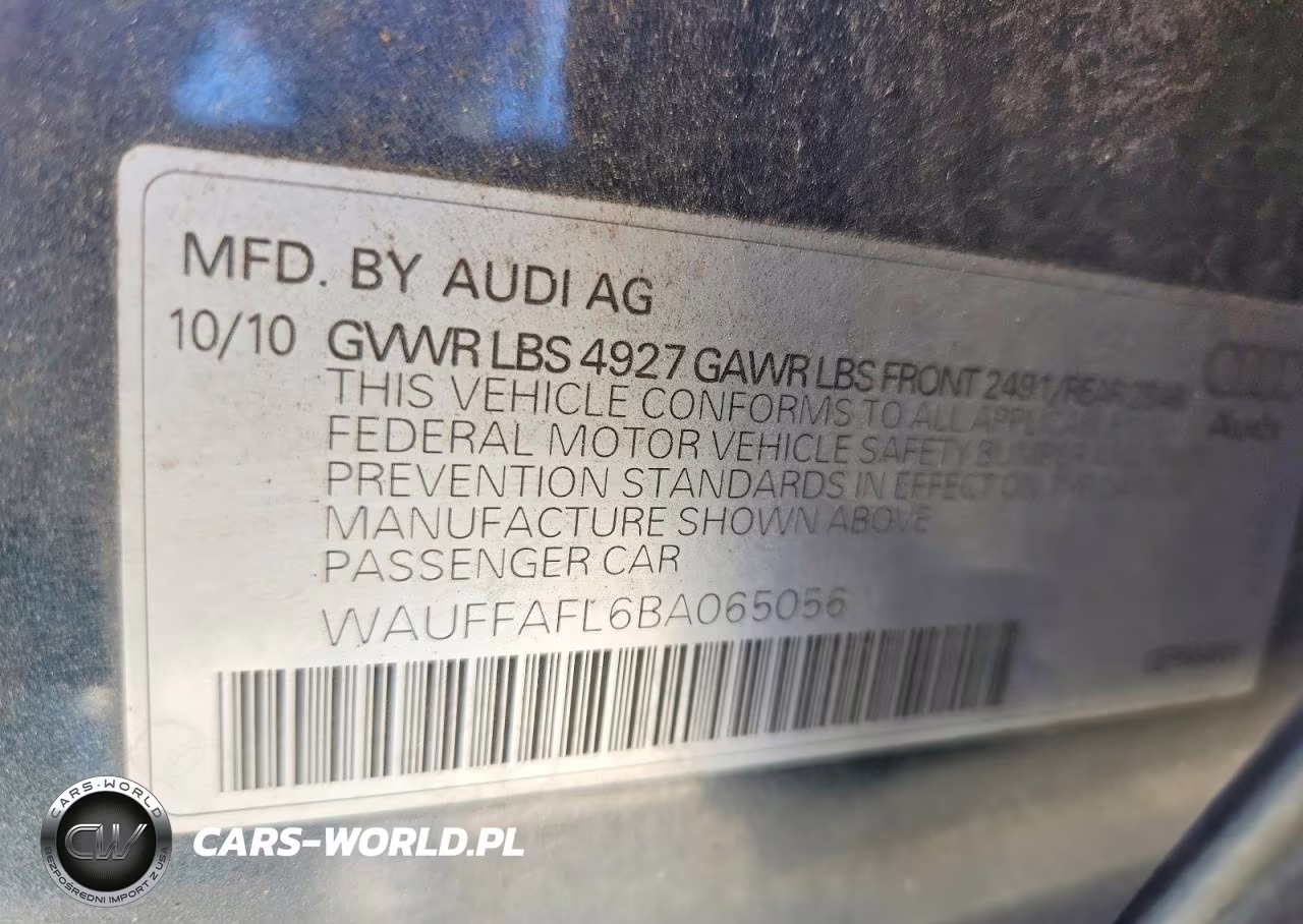 2011 Audi A4 Premium Plus VIN:WAUFFAFL6BA065056 - 12