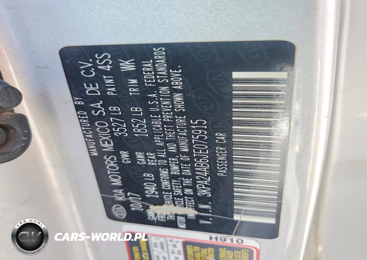 2018 Kia Rio Lx VIN:3KPA24AB6JE075915 - 12