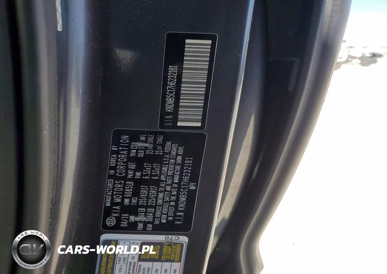 2017 Kia Sedona Lx VIN:KNDMB5C17H6232181 - 12