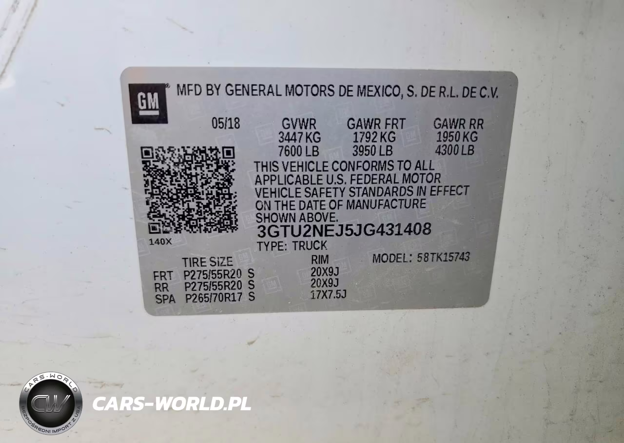 2018 GMC Sierra K1500 Slt VIN:3GTU2NEJ5JG431408 - 12
