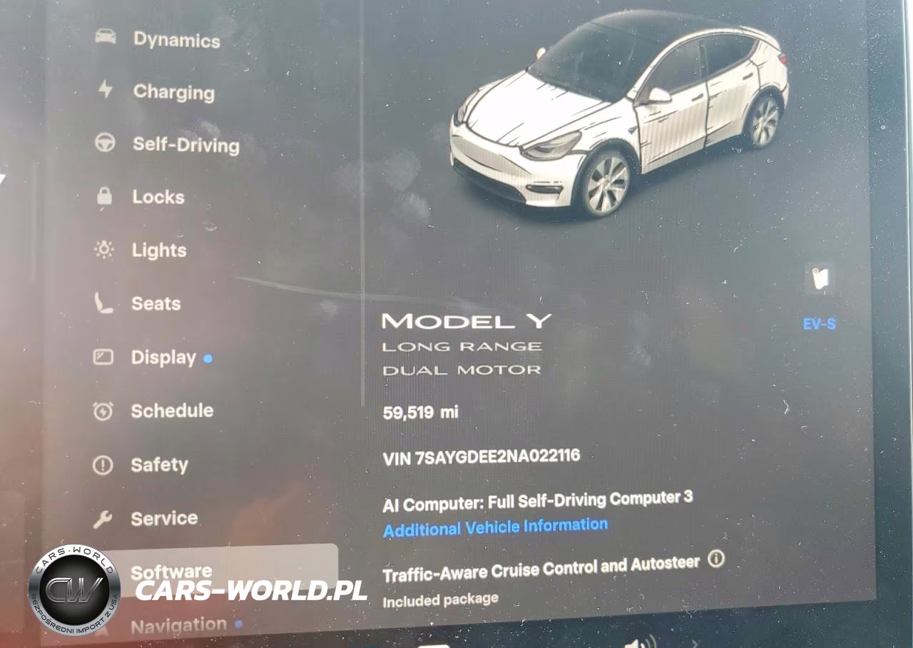 2022 Tesla Model Y VIN:7SAYGDEE2NA022116 - 9