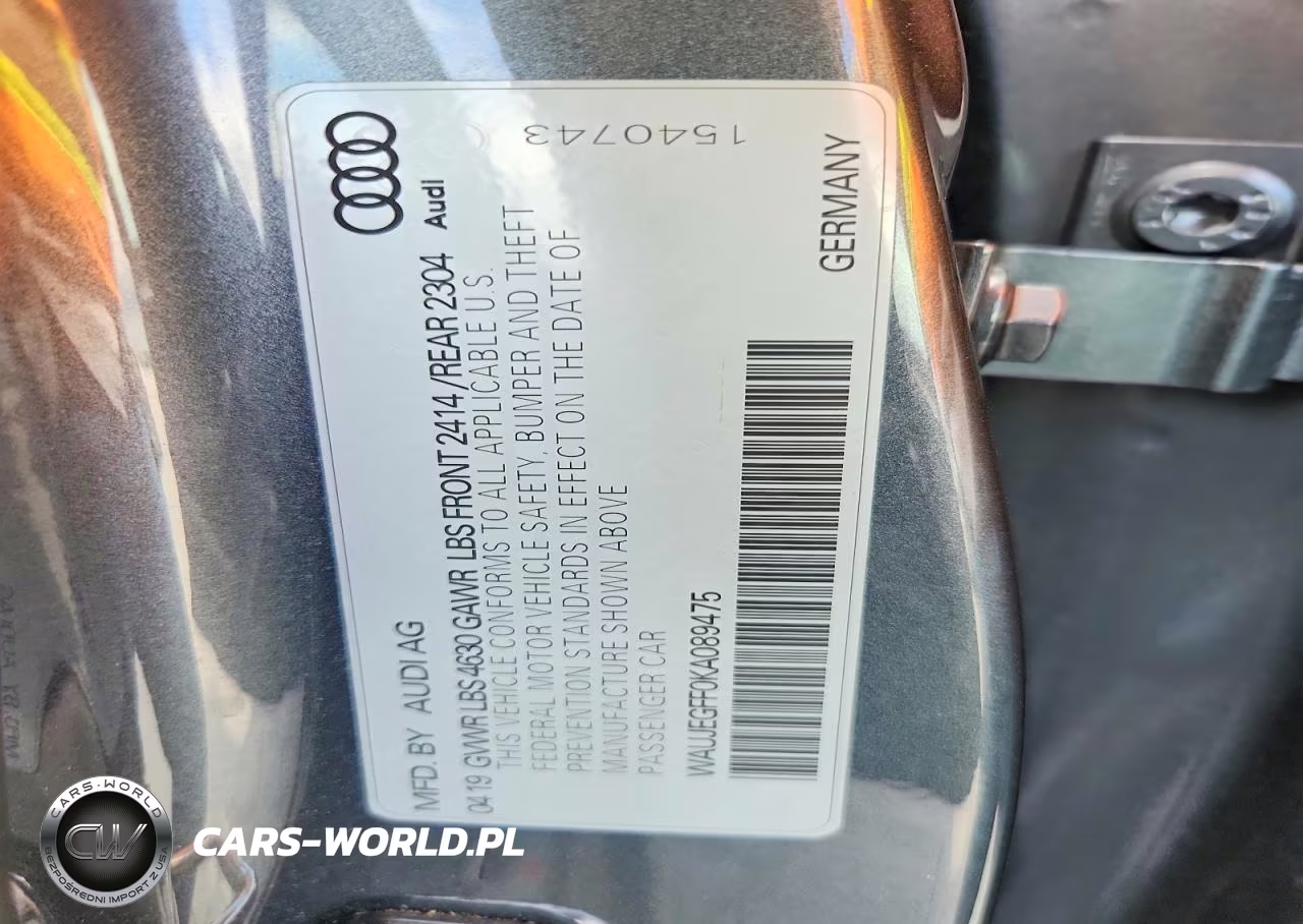 2019 Audi A3 Premium Plus VIN:WAUJEGFF0KA089475 - 12