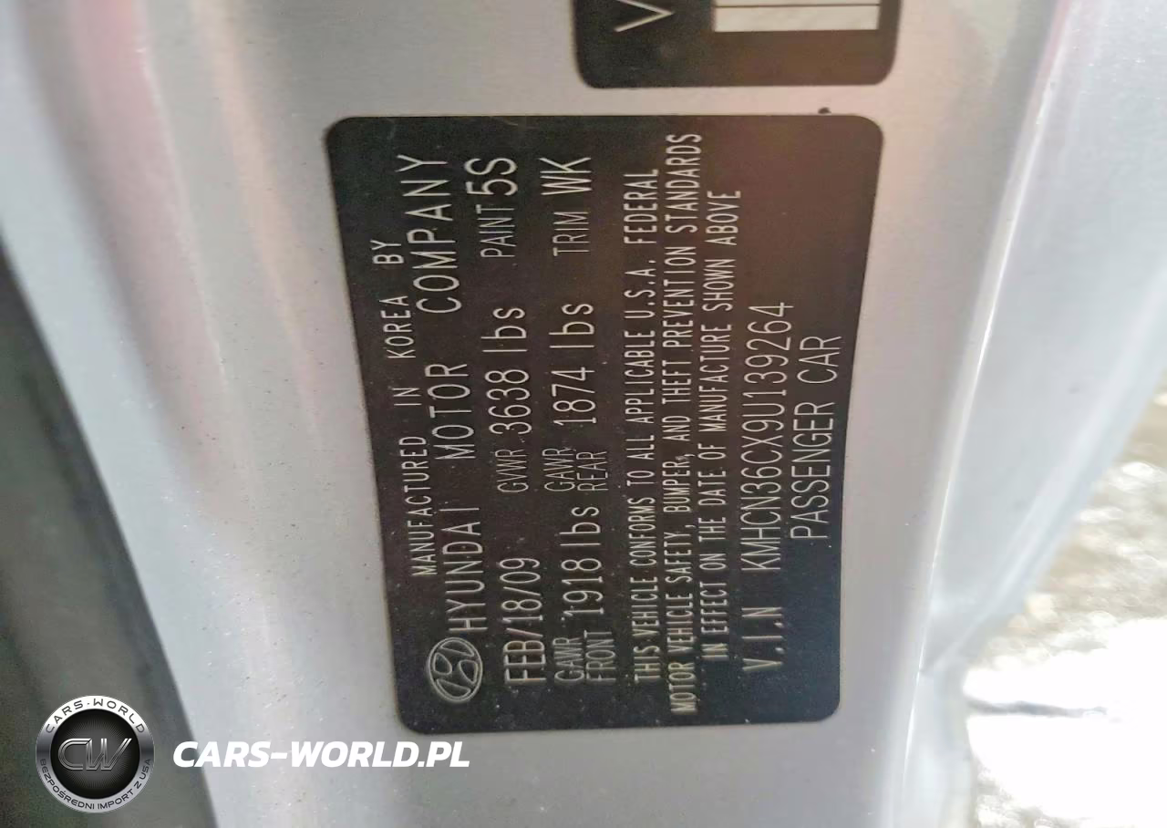 2009 Hyundai Accent Se VIN:KMHCN36CX9U139264 - 13