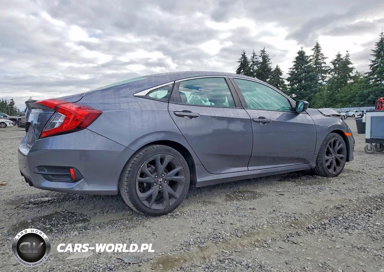 2020 Honda Civic Sport VIN:2HGFC2F80LH538239 - 3