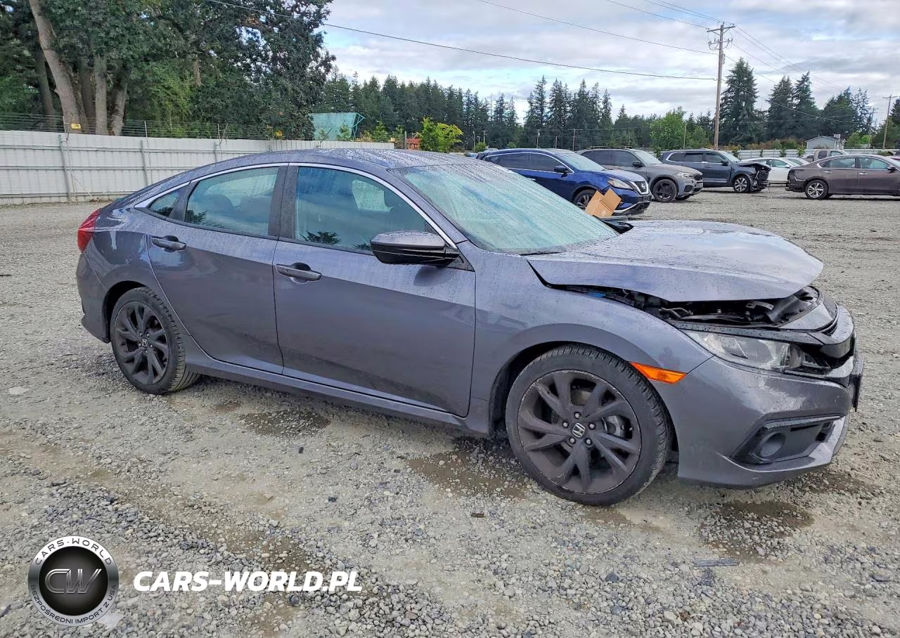 2020 Honda Civic Sport VIN:2HGFC2F80LH538239 - 4