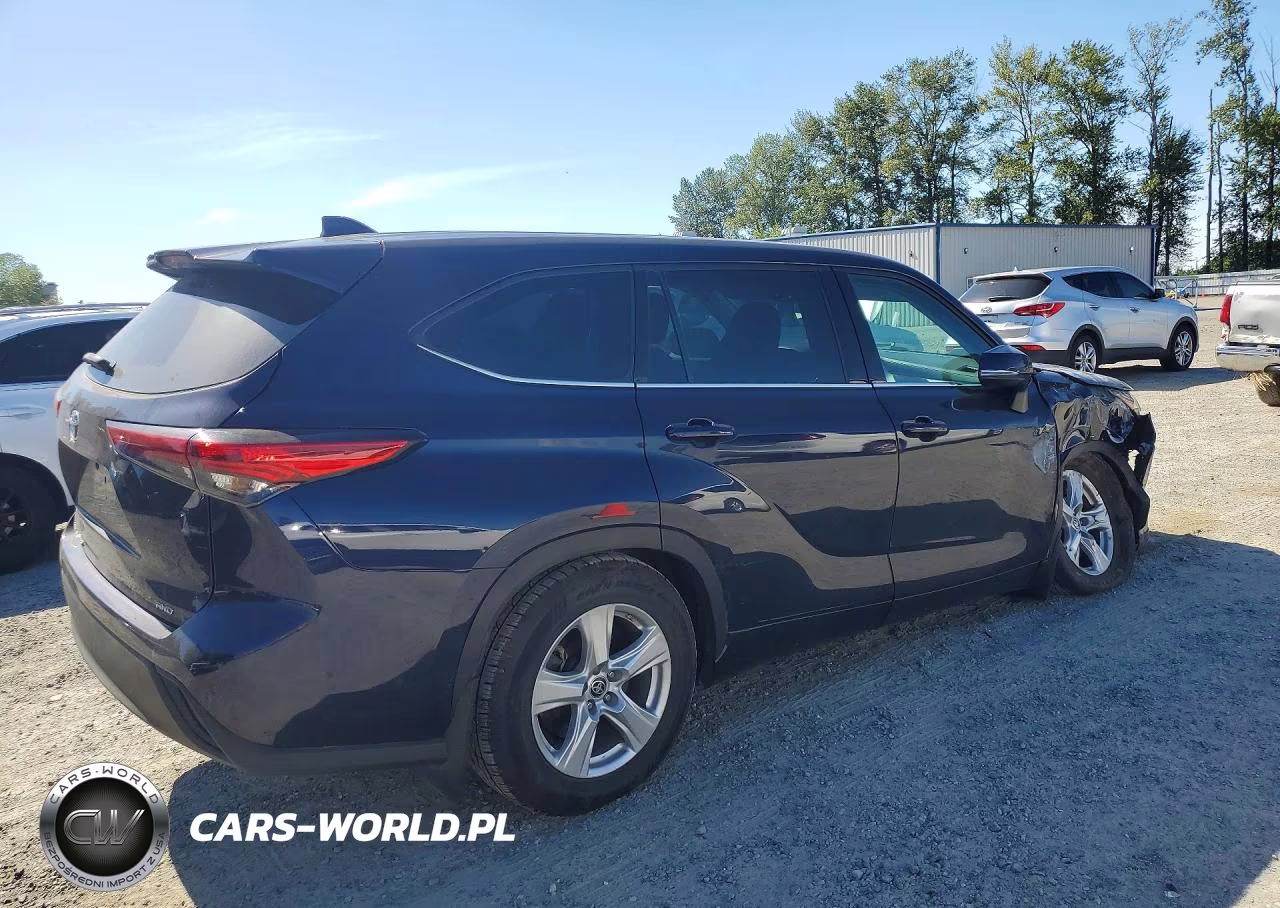 2021 Toyota Highlander L VIN:5TDCZRBH2MS559210 - 3