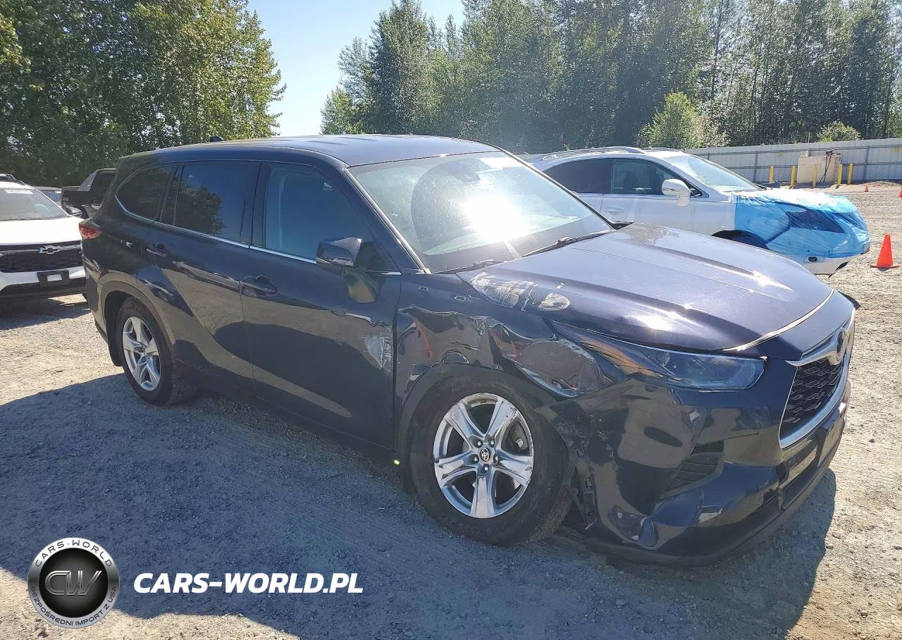 2021 Toyota Highlander L VIN:5TDCZRBH2MS559210 - 4