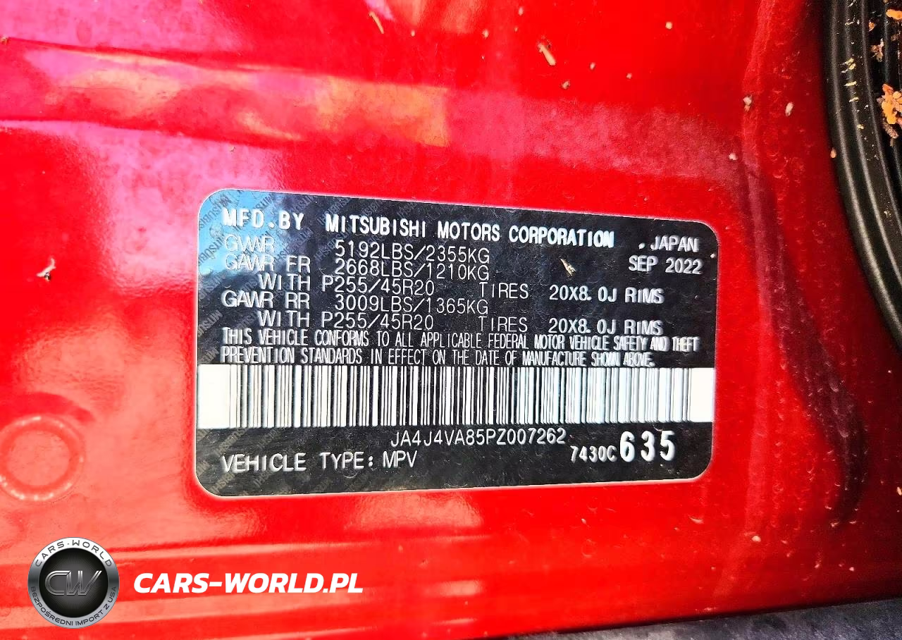2023 Mitsubishi Outlander Sel VIN:JA4J4VA85PZ007262 - 13