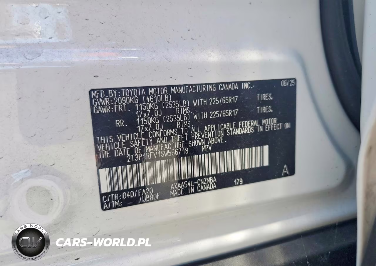 2025 Toyota Rav4 Xle VIN:2T3P1RFV1SW566718 - 12