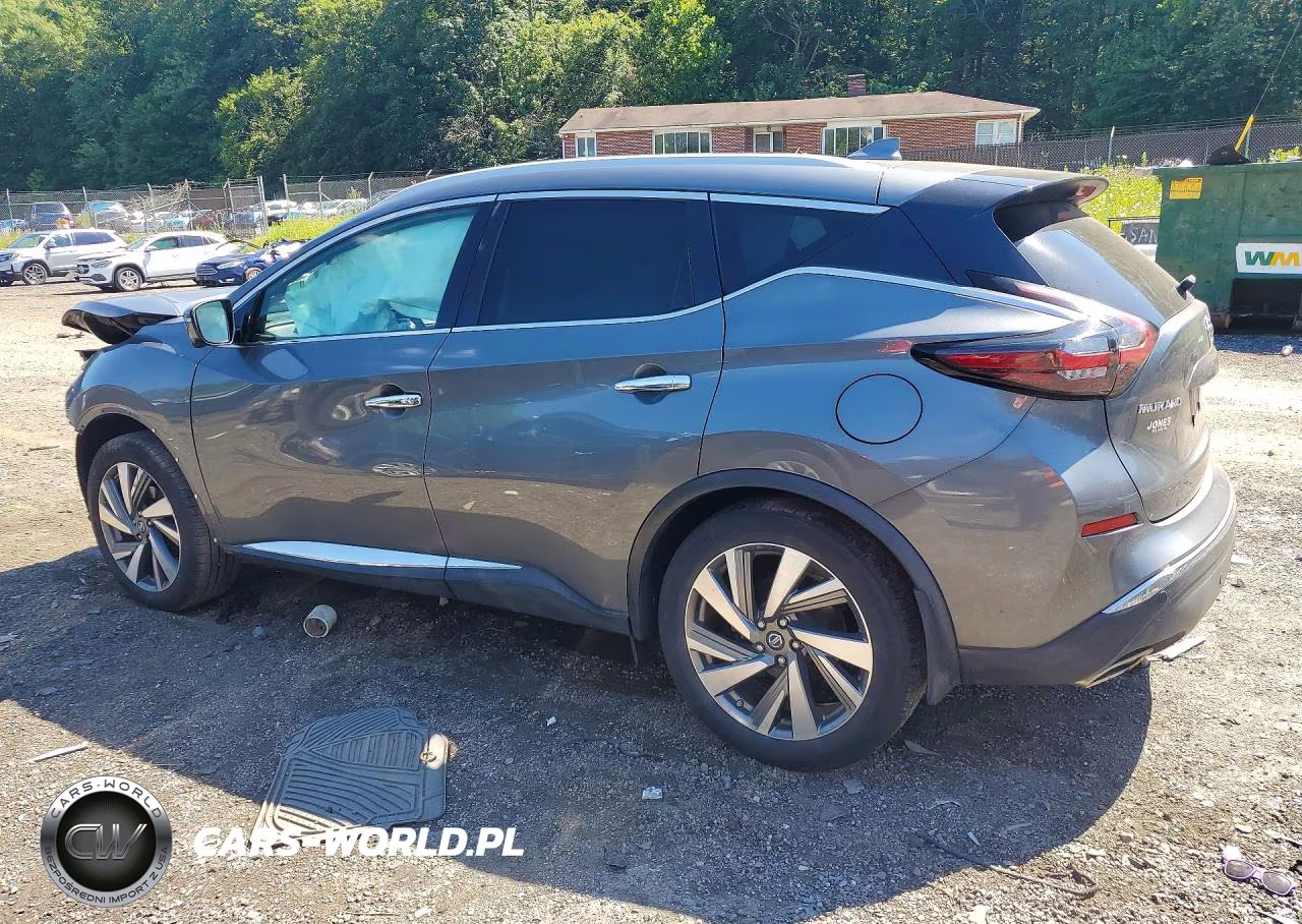 2019 Nissan Murano Sl VIN:5N1AZ2MJ5KN123531 - 2