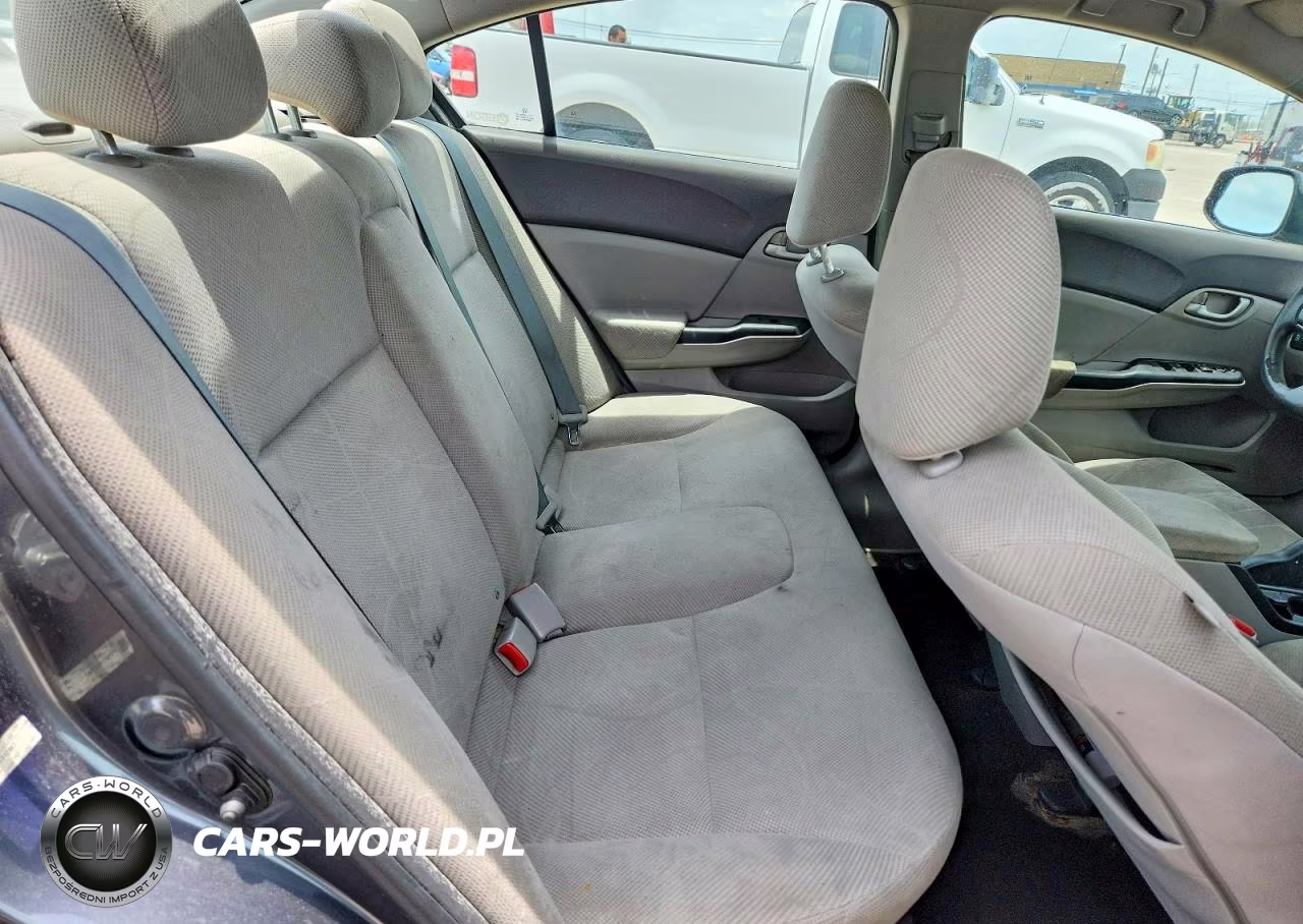 2012 Honda Civic Lx VIN:19XFB2F51CE312987 - 10