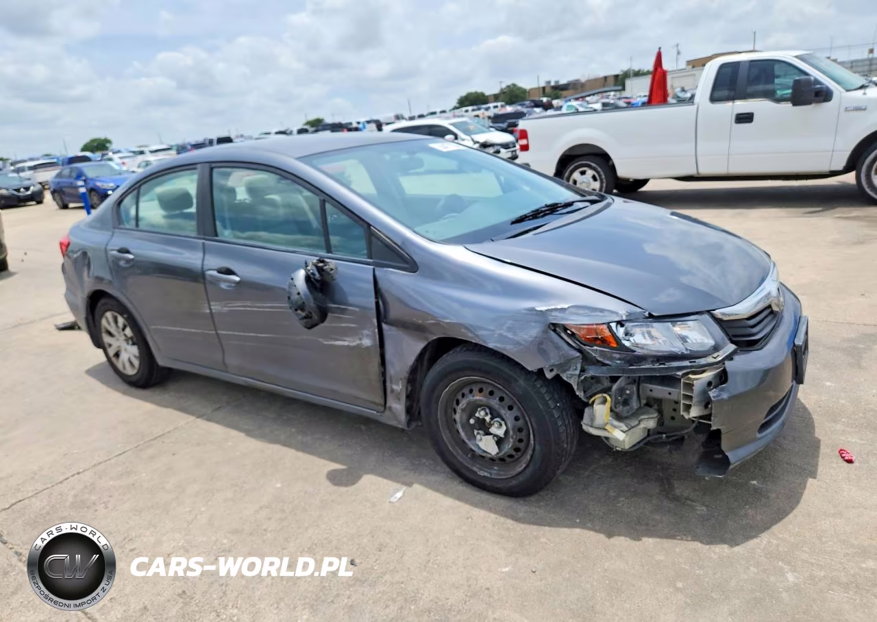 2012 Honda Civic Lx VIN:19XFB2F51CE312987 - 4
