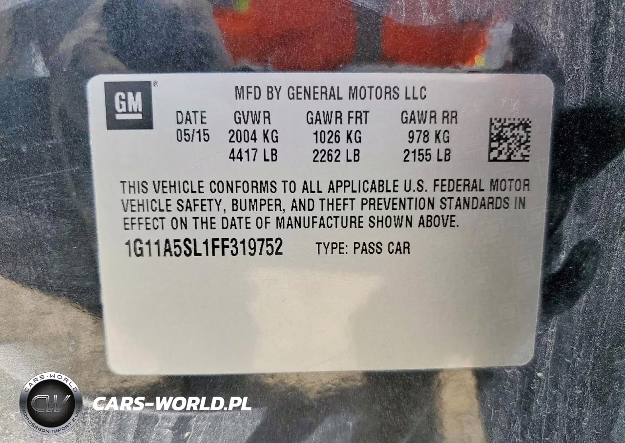 2015 Chevrolet Malibu Ls VIN:1G11A5SL1FF319752 - 12
