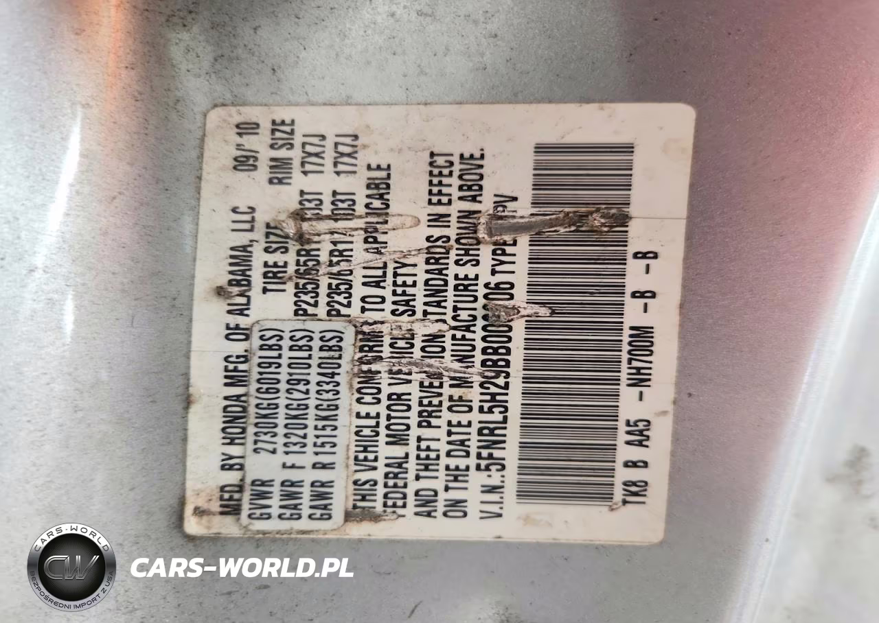 2011 Honda Odyssey Lx VIN:5FNRL5H29BB006806 - 13