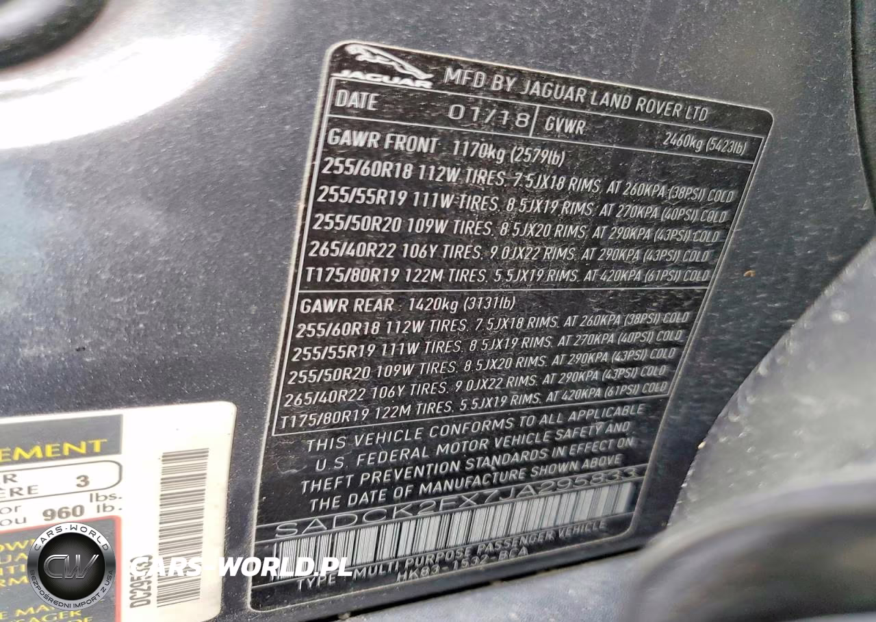 2018 Jaguar F-Pace Prestige VIN:SADCK2FX7JA295833 - 13