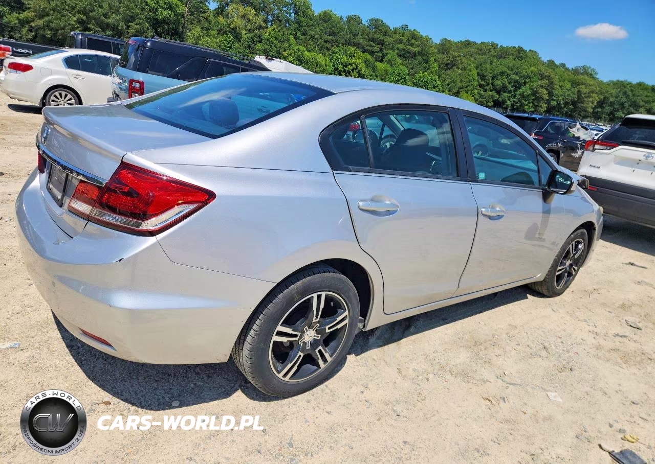 2015 Honda Civic Lx VIN:19XFB2F54FE293761 - 3