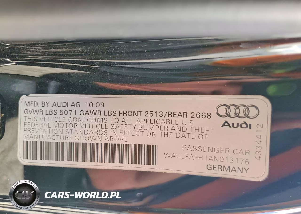 2010 Audi A5 Premium Plus VIN:WAULFAFH1AN013176 - 12