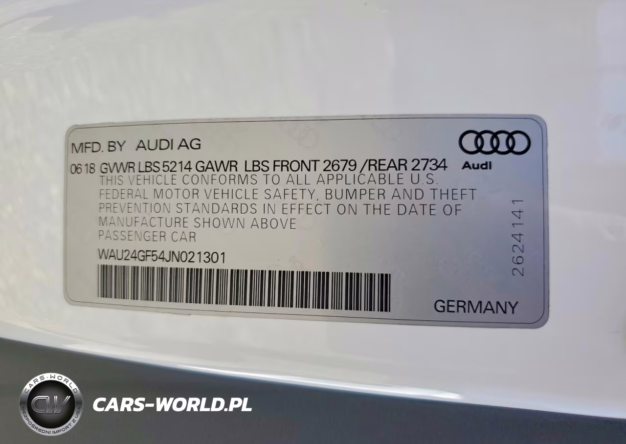 2018 Audi S5 Prestige VIN:WAU24GF54JN021301 - 12